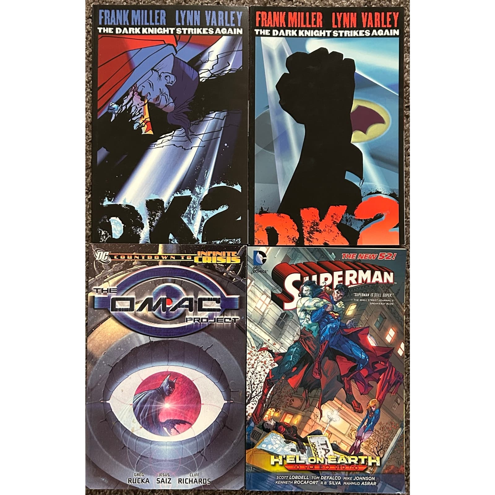 Lot of 4 DC Comics TPB & Hardcover