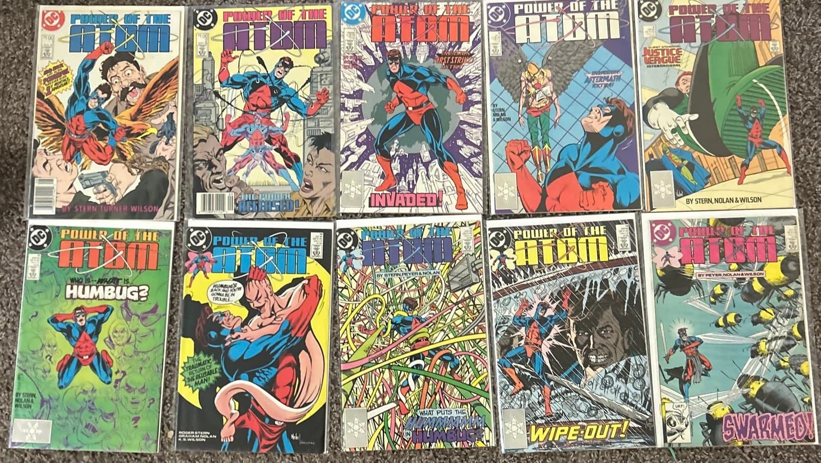Power of the Atom #1, 2, 7, 8, 9, 10, 14, 15, 16, 17 (1988 DC) Lot Of 10