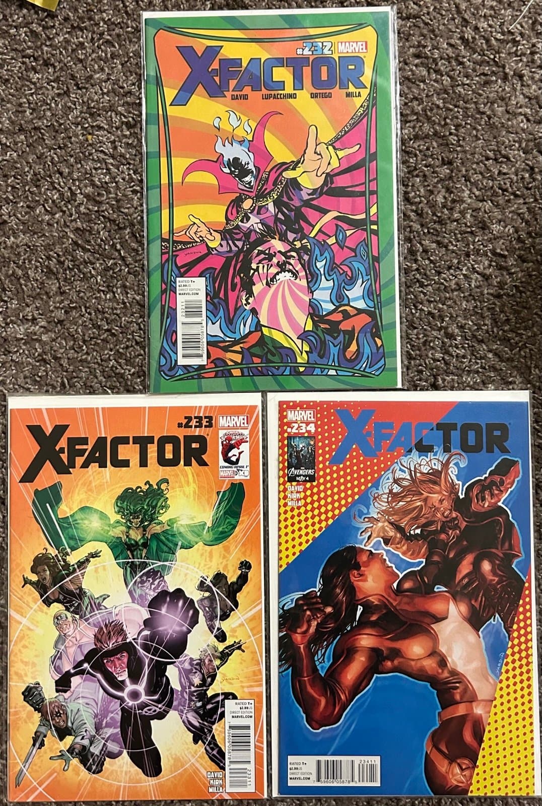 X-Factor Vol. 3 #232 - 234 (2012 Marvel) Lot of 3