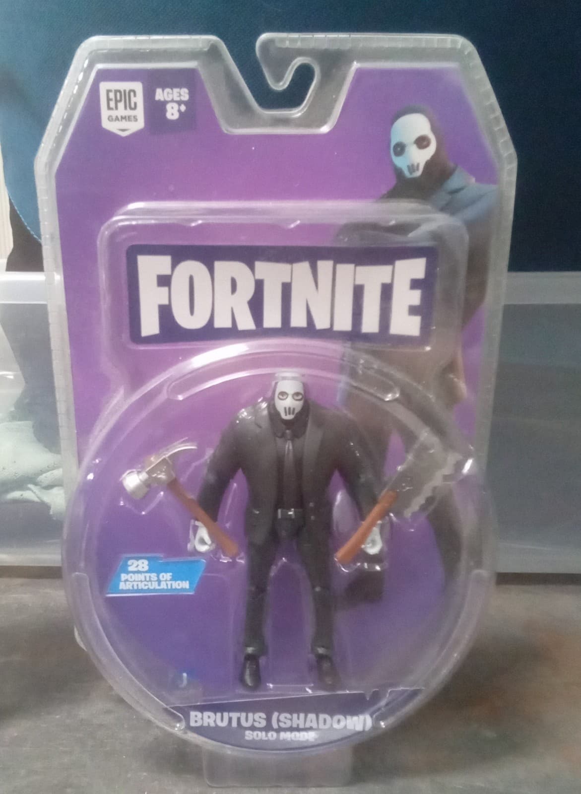 Brutus (Shadow) New Unopened Fortnite Action Figure Solo Mode Epic Games 4"