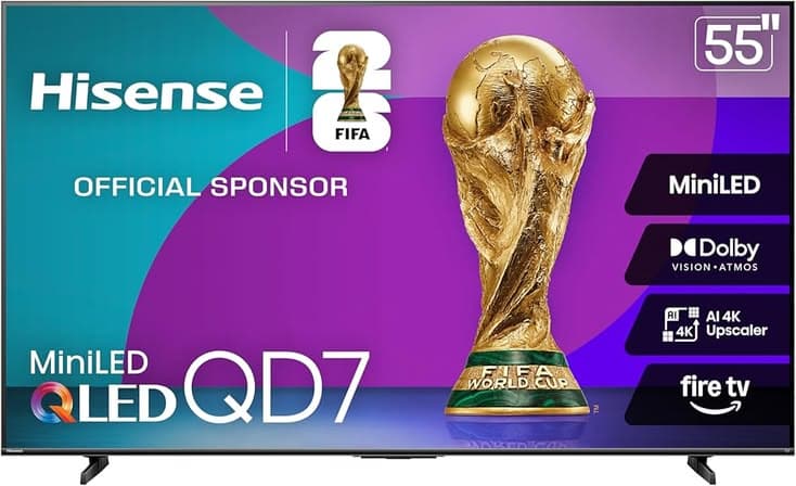 Hisense 55" MiniLED QD7 4K TV - Image 1
