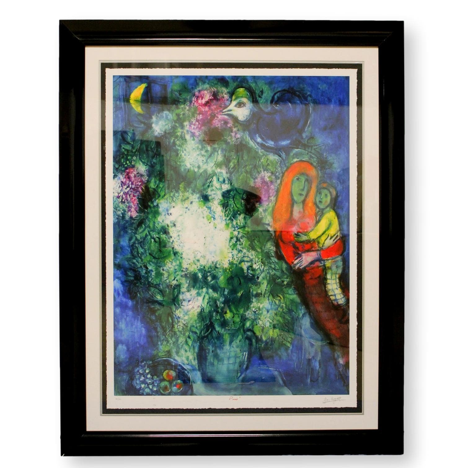 Gallery Framed Art Print 'La Mere et L'enfant' By Marc Chagall - Image 1