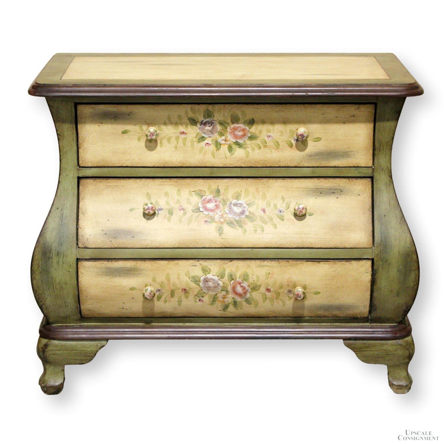 Handpainted Bombe Chest - Image 1