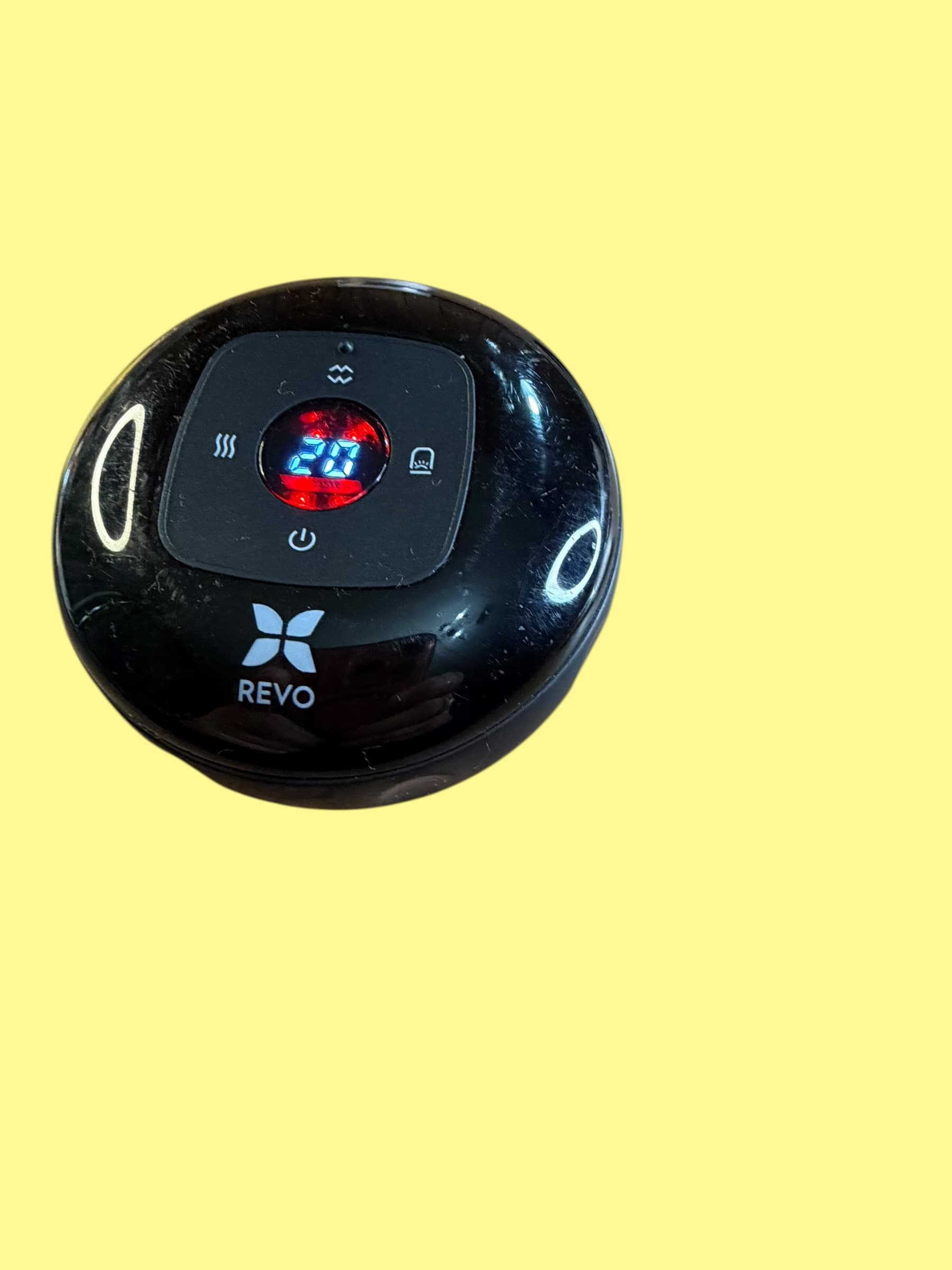 REVO Heated Massager Cupping Device Black Digital Heat Vibration Gliding Tip - Image 1