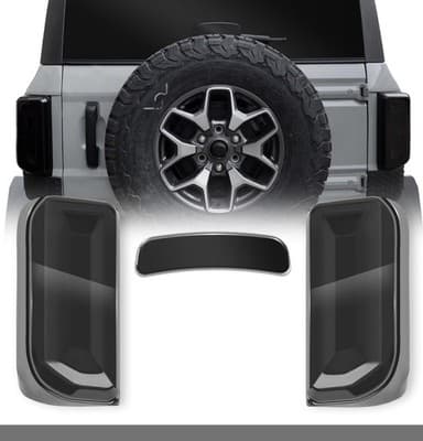 Tail Light Covers & 3rd Brake Light Cover for Bronco 2021+ Badlands/Outer Banks - Image 1