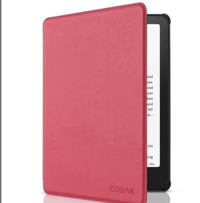 CoBak Case for 7” E-Readers All New Leather Smart Cover with Auto Sleep - Image 1