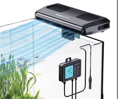 AQUASMITH Aquarium Chiller Fan, Fish Tank Cooler With Temperature Control - Image 1