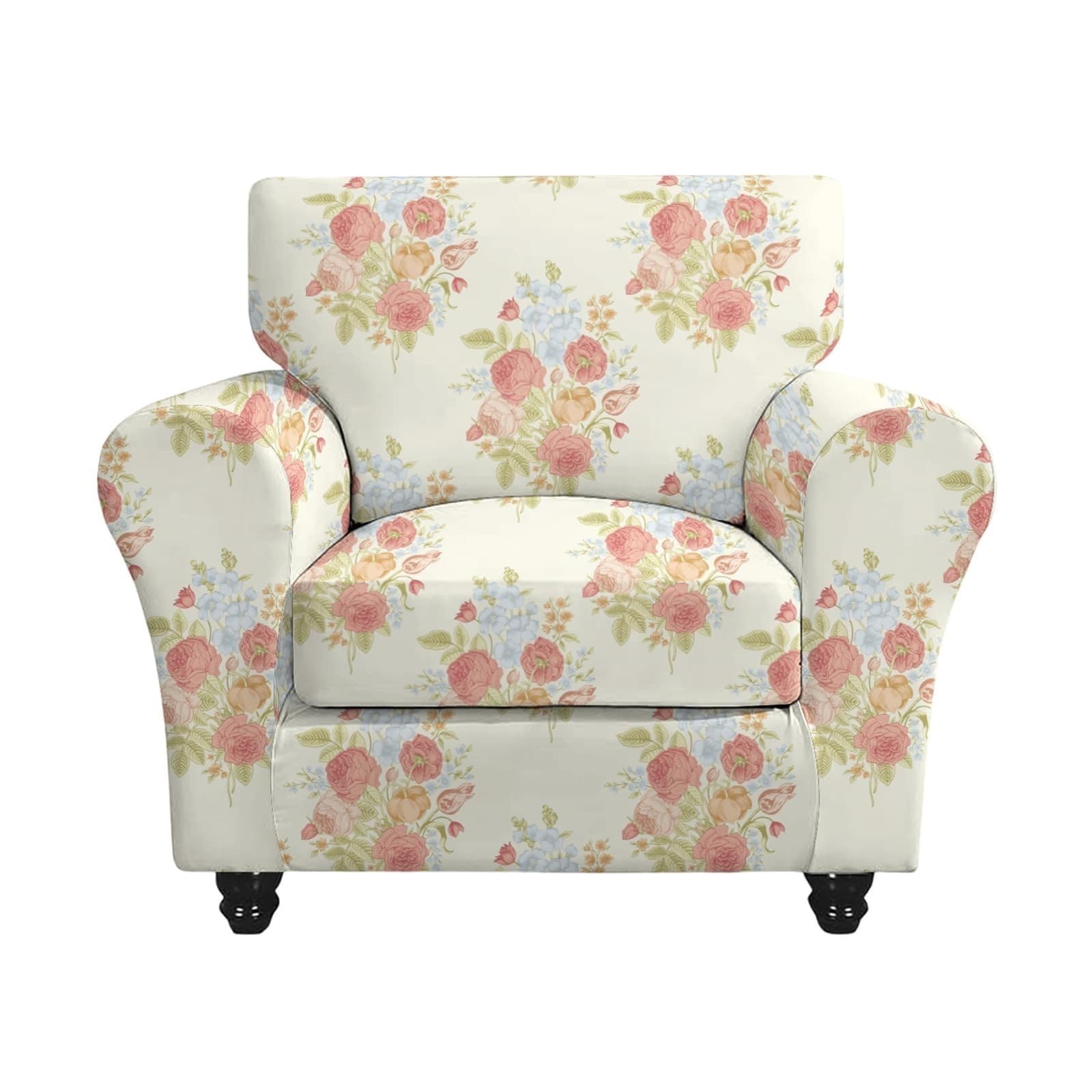 FUANGUI 2 Piece Chair Covers Stretch Arm Covers Chair Couch Covers, Armchair Sli - Image 1