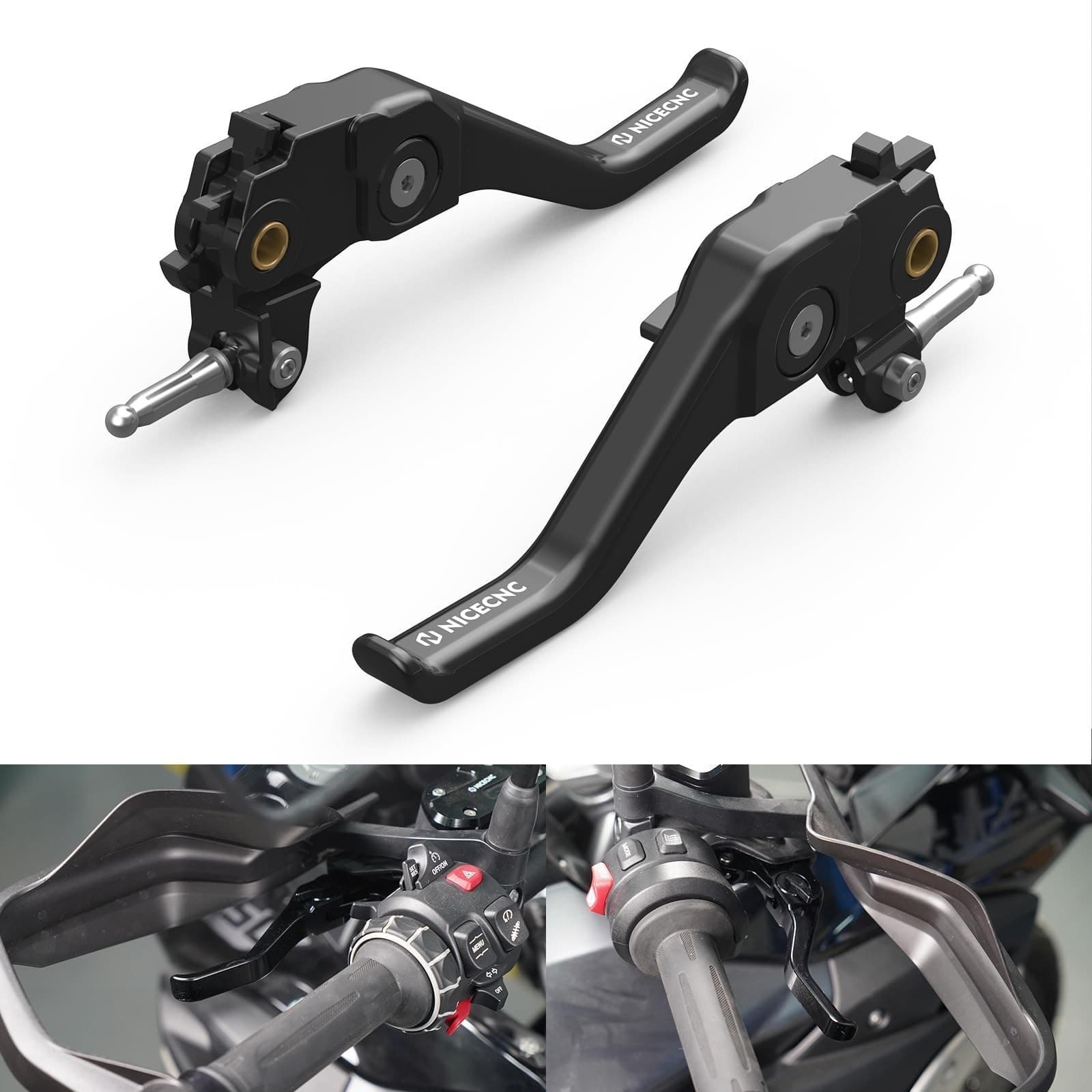 NICECNC Aluminum Brief Brake Clutch Lever Hand Brake Clutch Stick Compatible wit - Image 1