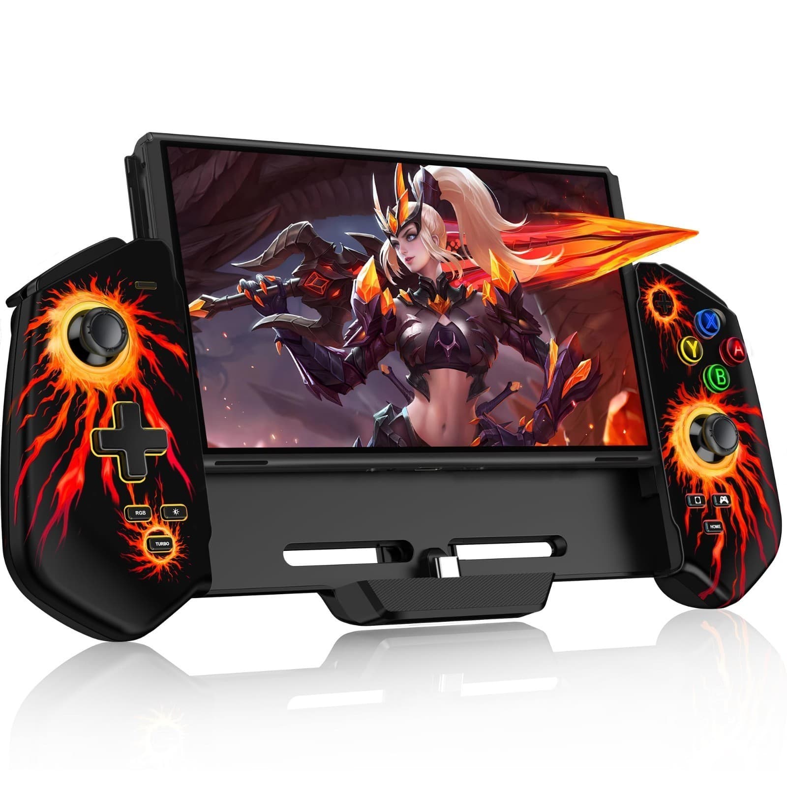 MystNova Upgraded Hall Effect Joystick Switch Controller for Nintendo Switch/OLE - Image 1