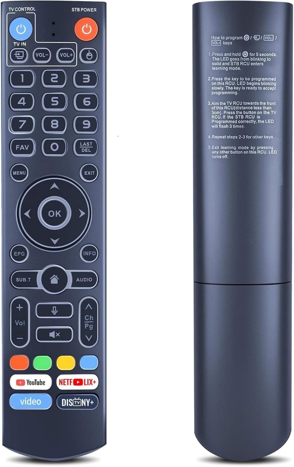 Replacement V3 Pro Voice Remote Control for vSeeBox V3/V2/V1/V5 Pro V1 Max V3 Pl - Image 1