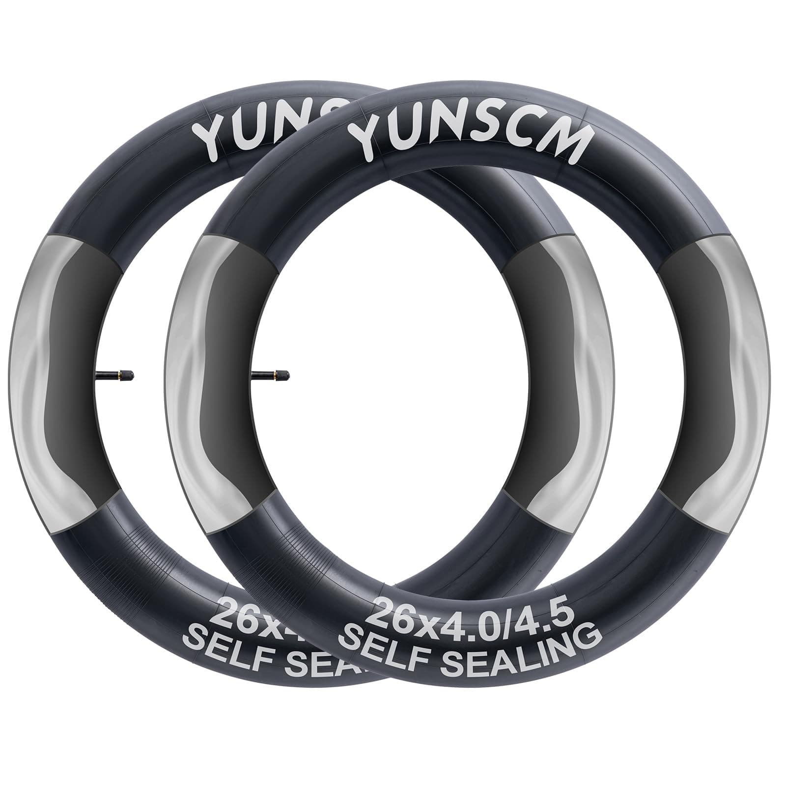 2-PCS 26" Self Sealing E-Bike Tubes 26 x 4.0 26x4.50 AV32mm Schrader Valve Super - Image 1