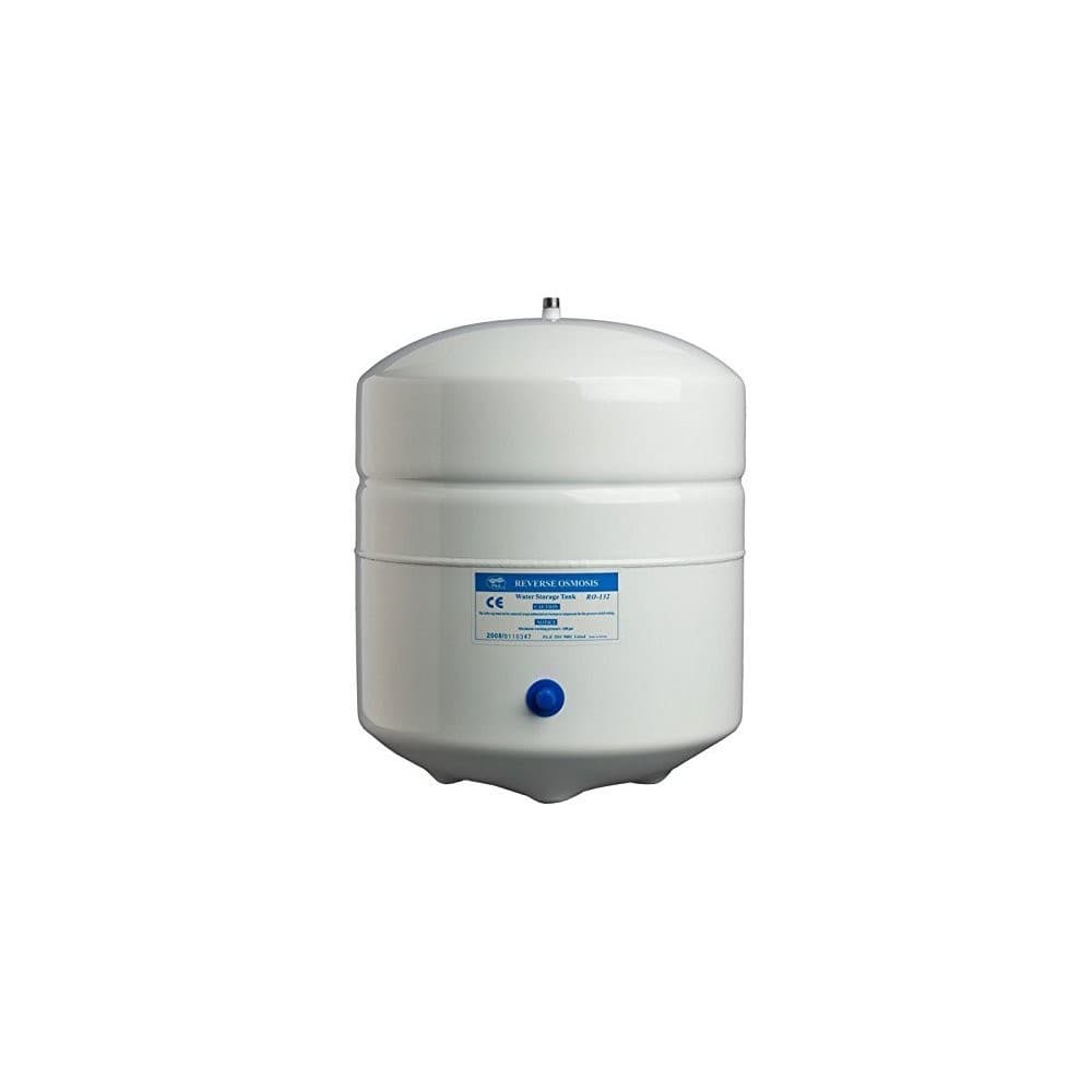 PAE (RO-132) 4 Gallon Metal Storage Tank 1/4" NPT; White - Image 1