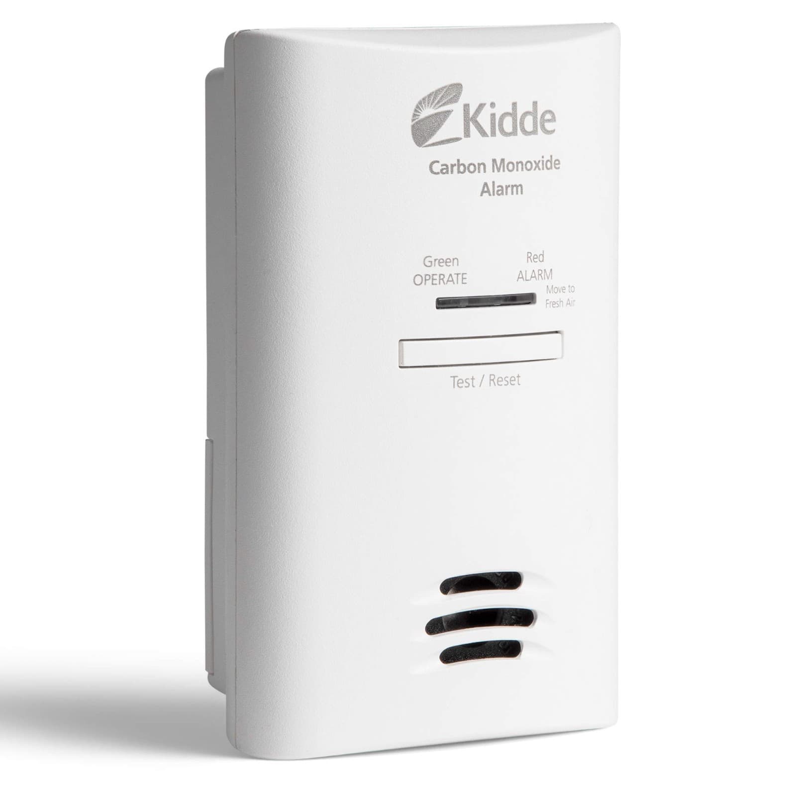 Kidde Carbon Monoxide Detector, Plug in Wall with AA Battery Backup, Test-Hush B - Image 1