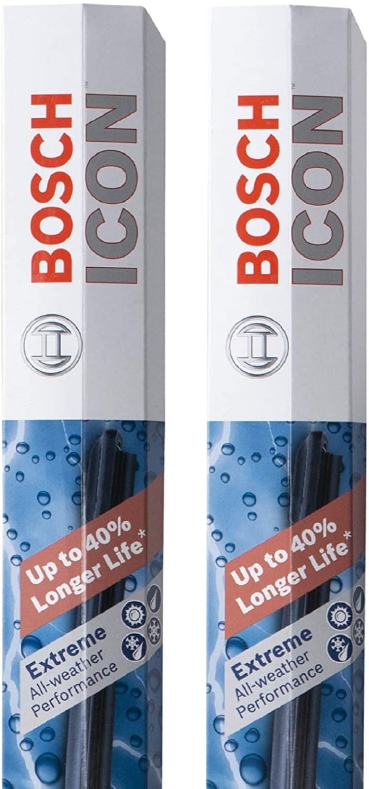 BOSCH 24OE21OE ICON Beam Wiper Blades - Driver and Passenger Side - Set of 2 Bla - Image 1