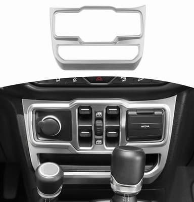 RT-TCZ For Jeep JL Center Dash Window Switch Panel Trim Cover - Image 1