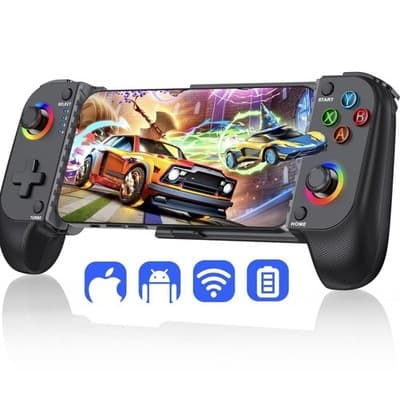 NinjaPlusOX Wireless Phone Controller For IPhone/Android With Hall Joystick