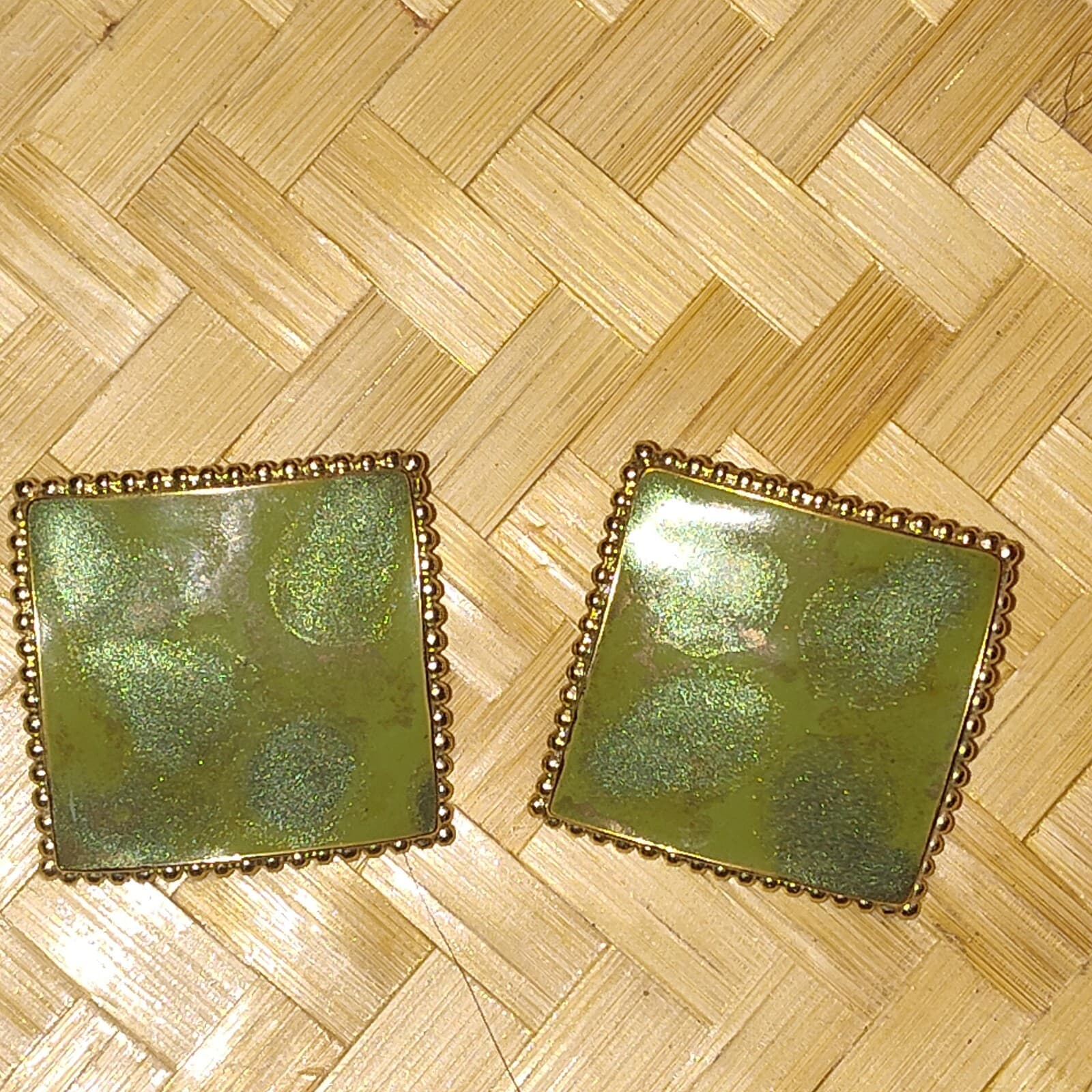 Vtg Signed Don-Lin Earrings