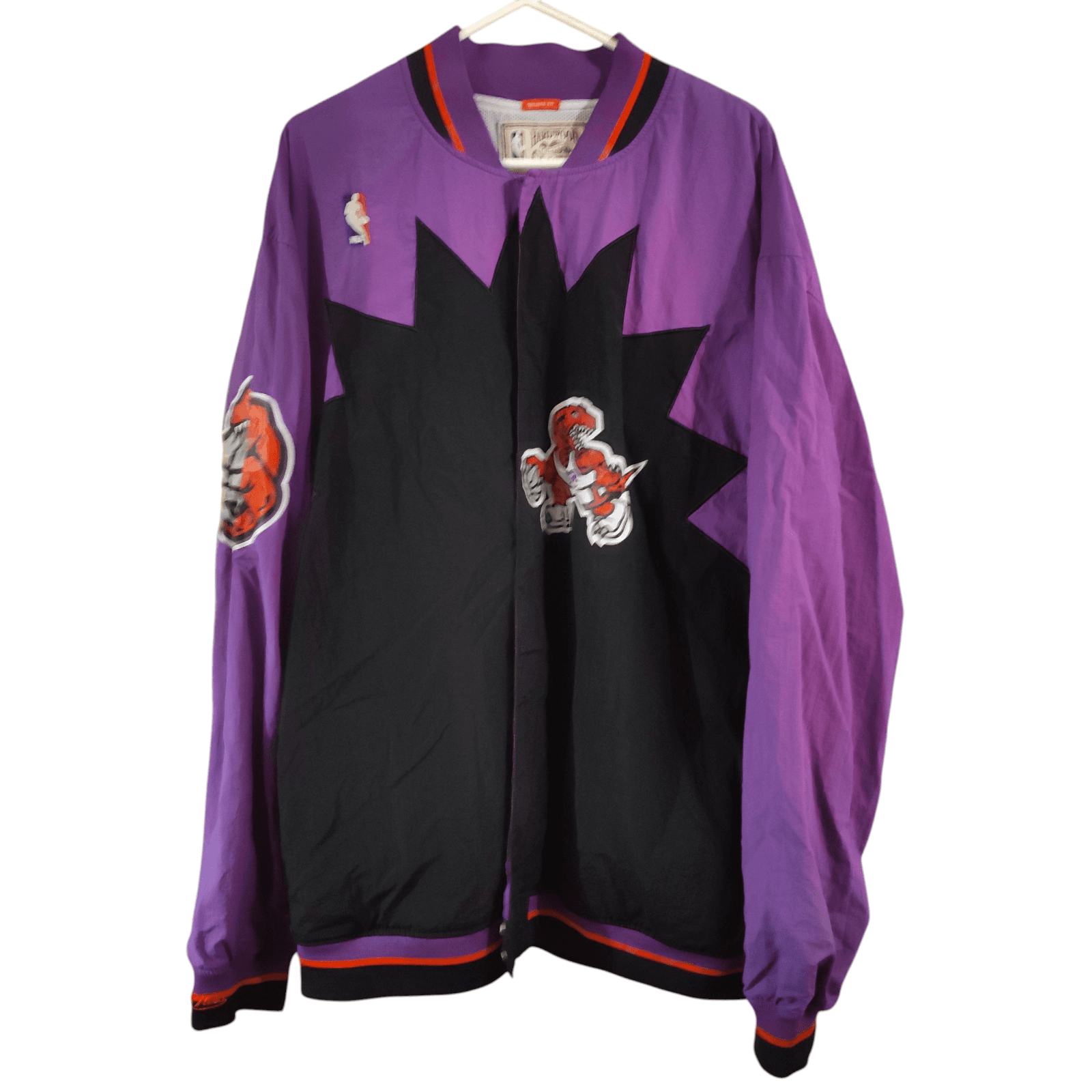 100% Authentic Mitchell Ness 95 96 Toronto Raptors Warm Up Jacket Size 52/2XL
