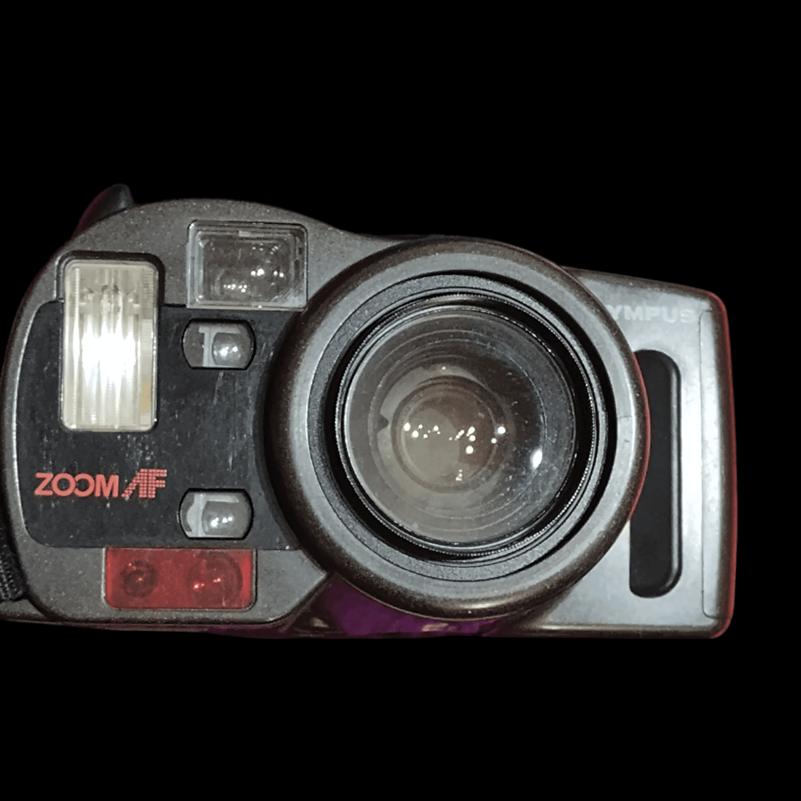 Olympus Infinity SuperZoom 330 AF 35mm Film Camera Flash UNTESTED - Image 1