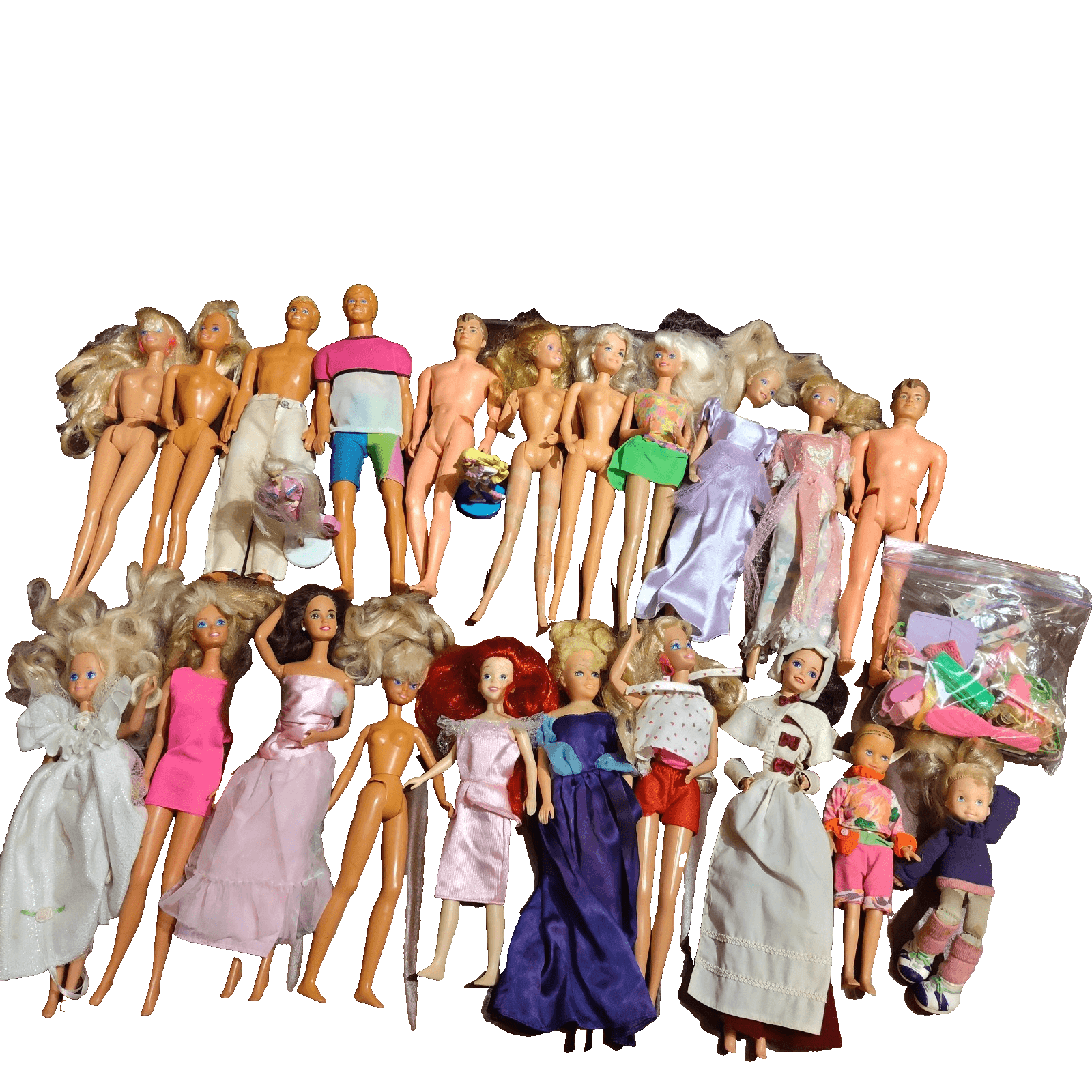 Vtg 80's & 90's Barbie & Ken Lot