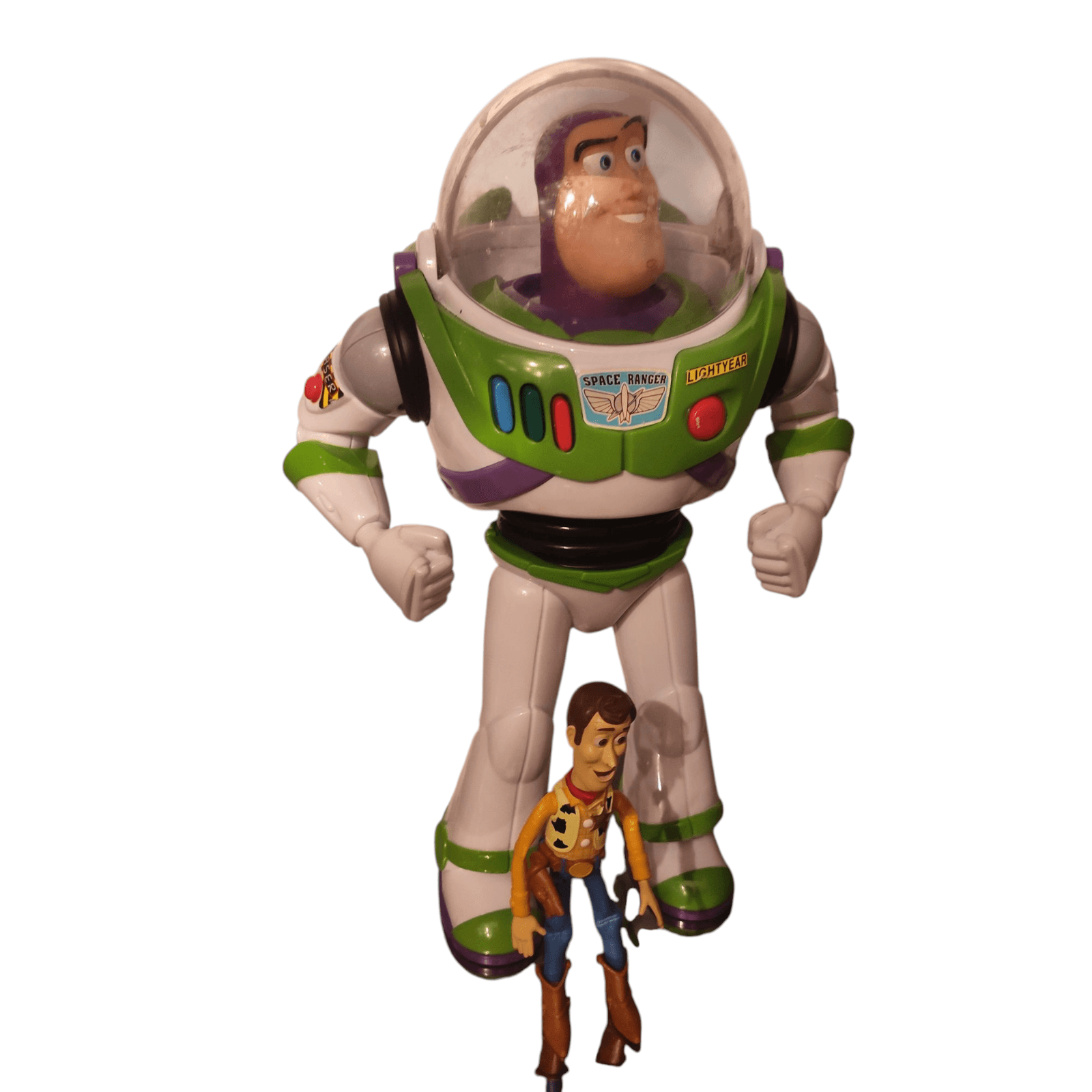 Disney Pixar Toy Story 4 Buzz Lightyear Action Figure & woody TESTED - Image 1
