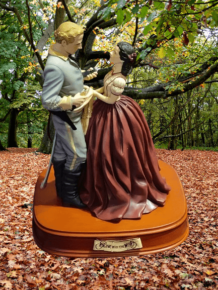 San Francisco Music Box Gone With the Wind Scarlett & Ashley Figurine The Sash - Image 1