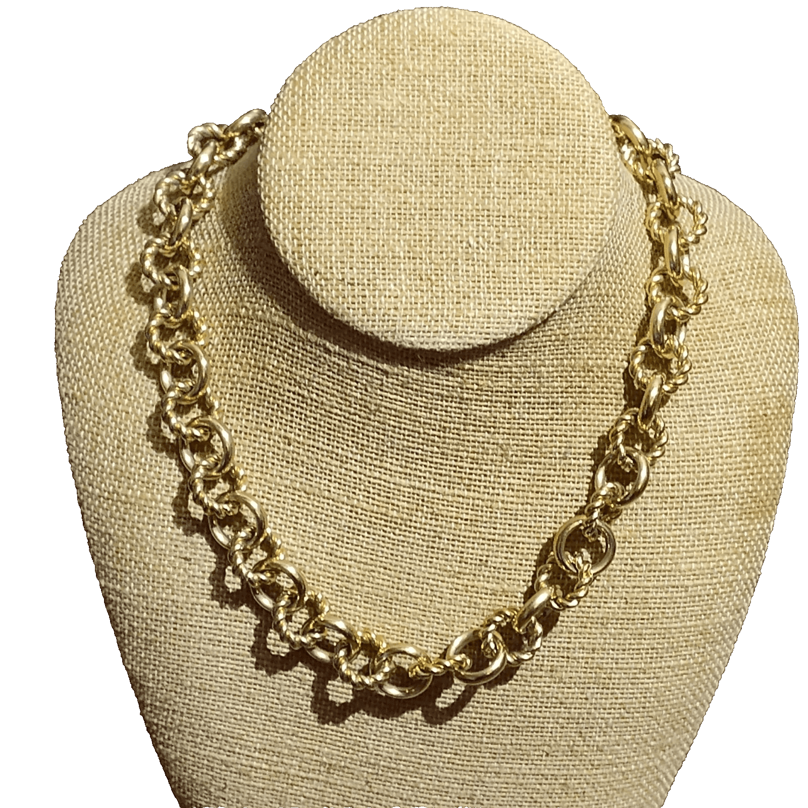 Vtg Beautiful Givenchy goldtone necklace - Image 1
