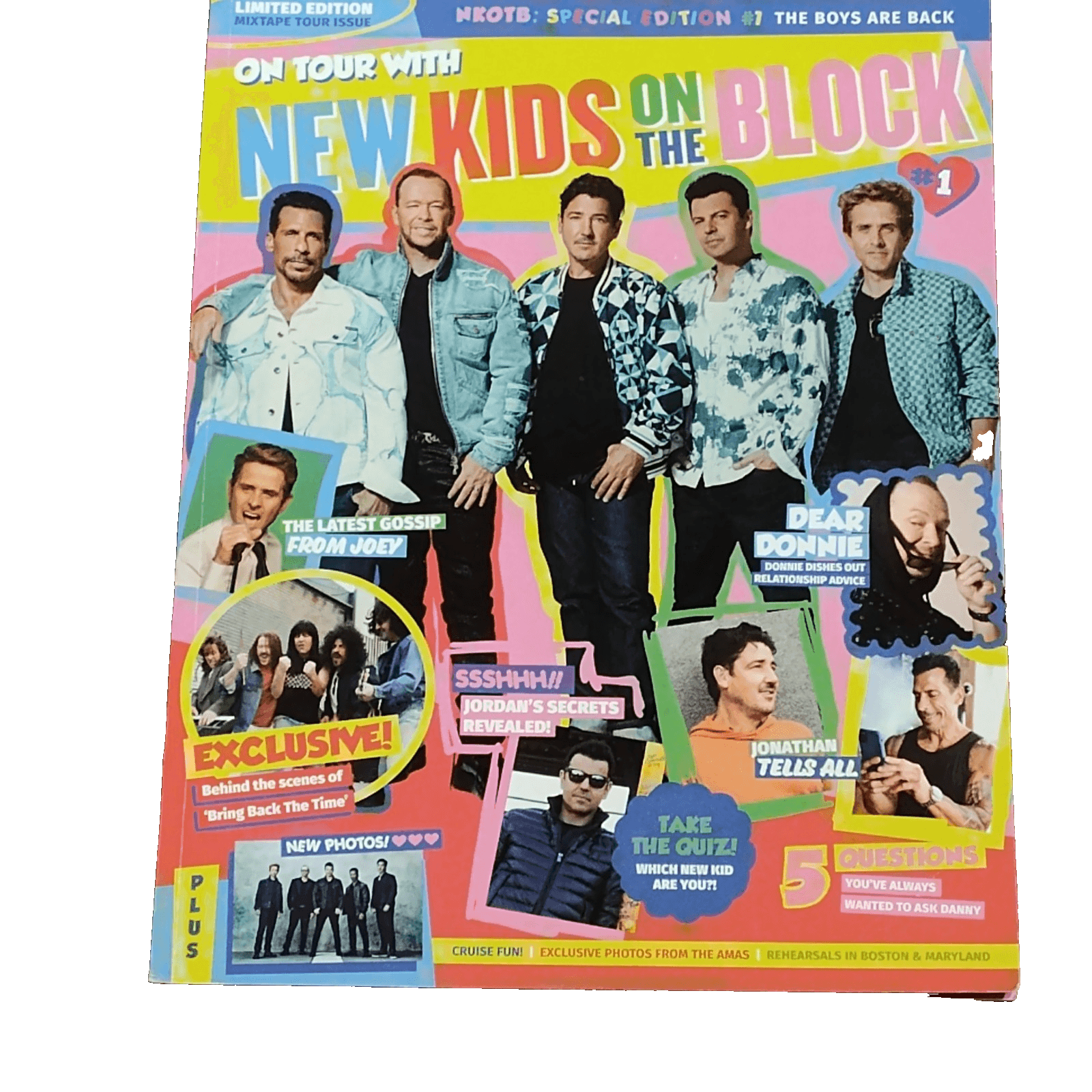 New Kids on the Block Mixtape Tour Book Program 2022 - Image 1