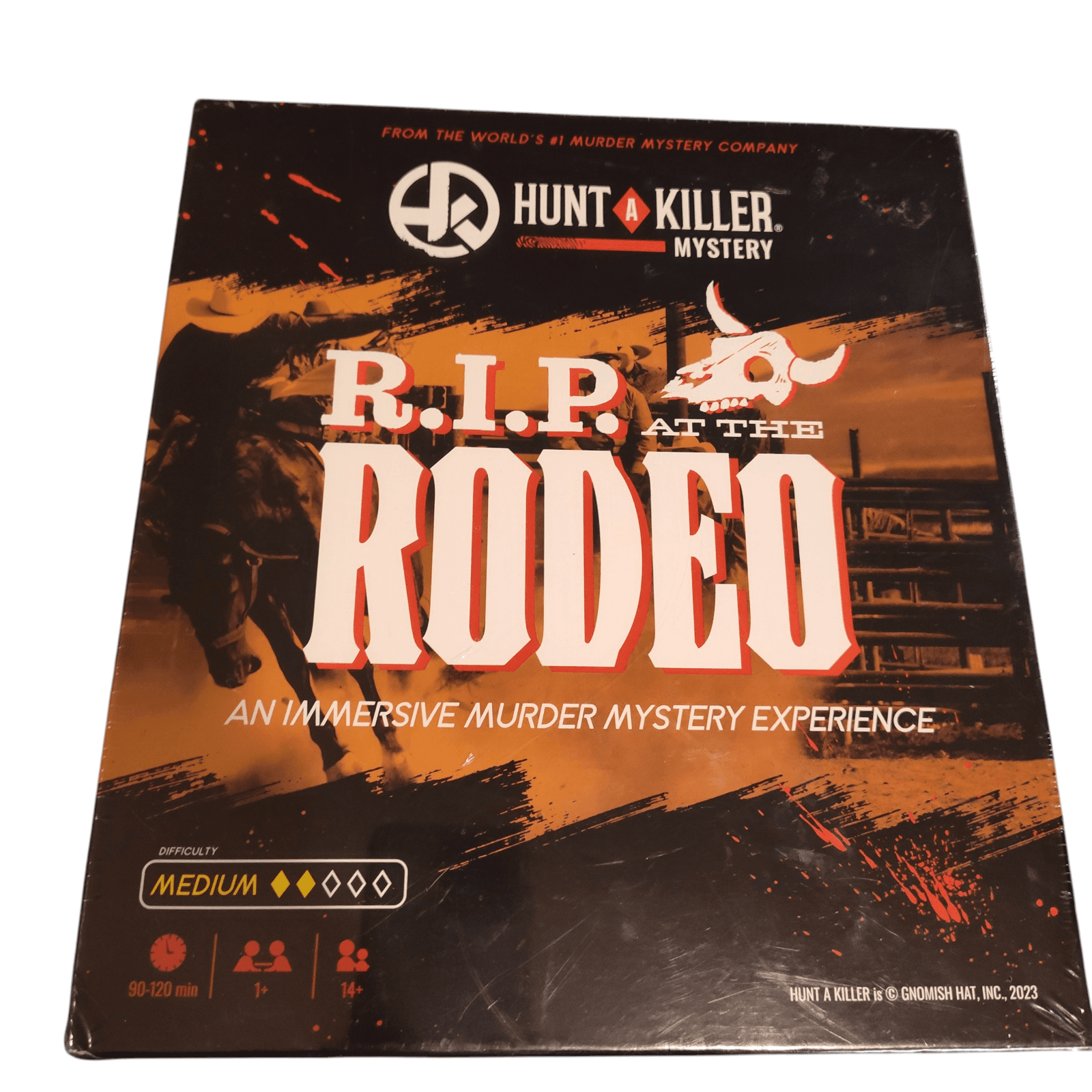 Hunt a Killer Mystery Solving Board Game R.I.P. at the Rodeo NEW Never Opened - Image 1