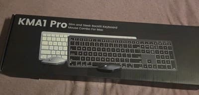 KMA1 PRO KEYBOARD MOUSE COMBO FOR MAC SLIM AND SLEEK BACKLIT