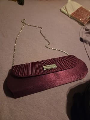 Women's Evening Bag Clutch Purse Glitter Party Wedding Handbag with Chain