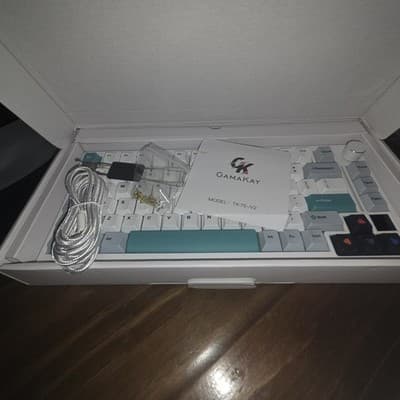 GK GAMAKAY TK75 V2 Mechanical Keyboard with Media Knob Control