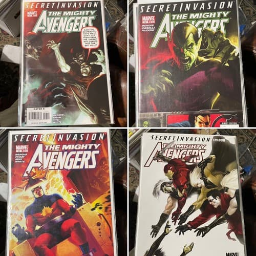 Lot Of 4 Mighty Avengers #17 - 20 (2008 Marvel) Secret Wars - Image 1