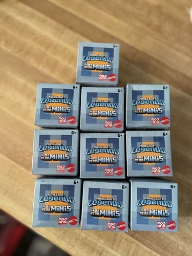 LOT OF 10 LEGENDS MOB HEAD MINIS, UNSEARCHED, NEW UNOPENED BOXED (2022 Mattle) - Image 1