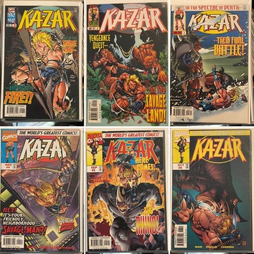 Ka-Zar 3rd Series #1 - 12 (1997 Marvel) Mark Waid Andy Kubert - Image 1