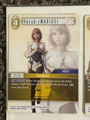 Final Fantasy TCG Sarah MOBIUS EX Backup Princess 5-085R Rare Square Enix Single - Image 1