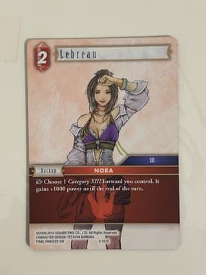 Final Fantasy TCG Lebreau 5-151S Final Fantasy XIII Nora Backup TetsuyaNomura - Image 1