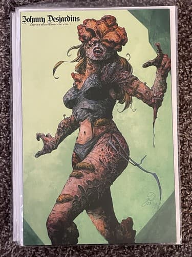 Johnny Desjardins Artist Sketchbook Vol. 1 (2023) ComicTom101 MMC w/COA 27/1000 - Image 1