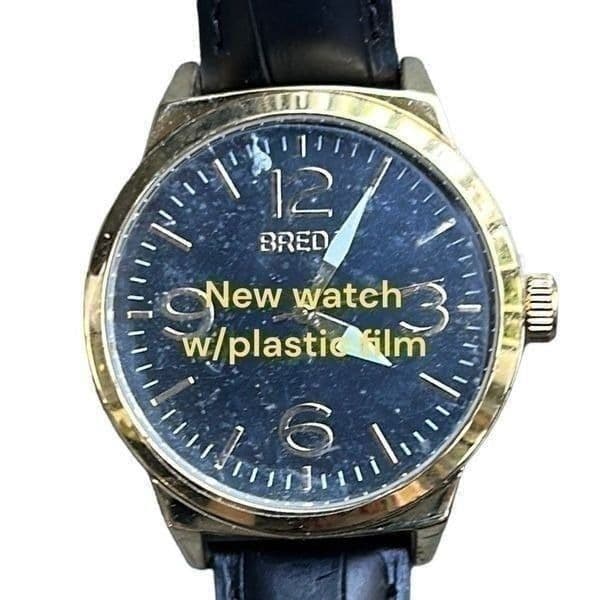 Breda Stephan Matte Brown Watch 8144a Leather Band 41mm NWOT - Image 1