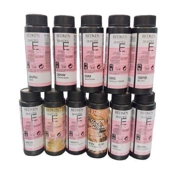 REDKEN SHADES EQ Toner Gloss Bundle Lot of 11 Level 8 & Level 9 Warm/Red/Copper/ - Image 1