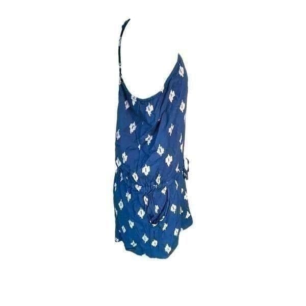 Mud Pie Navy Blue and White Romper Size Large - Image 1