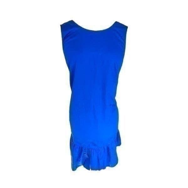 NWT J. Crew A-Line Bright Purple/Blue Halter Style Dress Size Small - Image 1