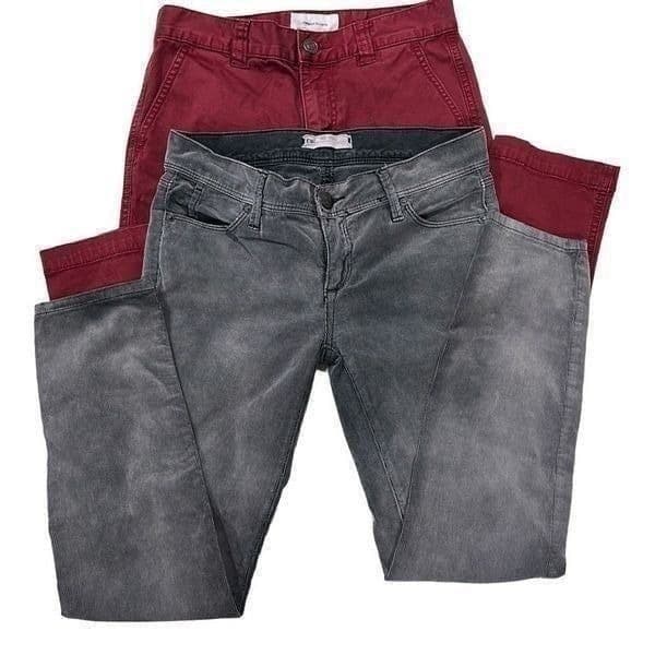 FREE PEOPLE & ANTHROPOLOGIE CURRENT ELLIOTT Jeans Pants Bundle Lot of 2 Size 24” - Image 1
