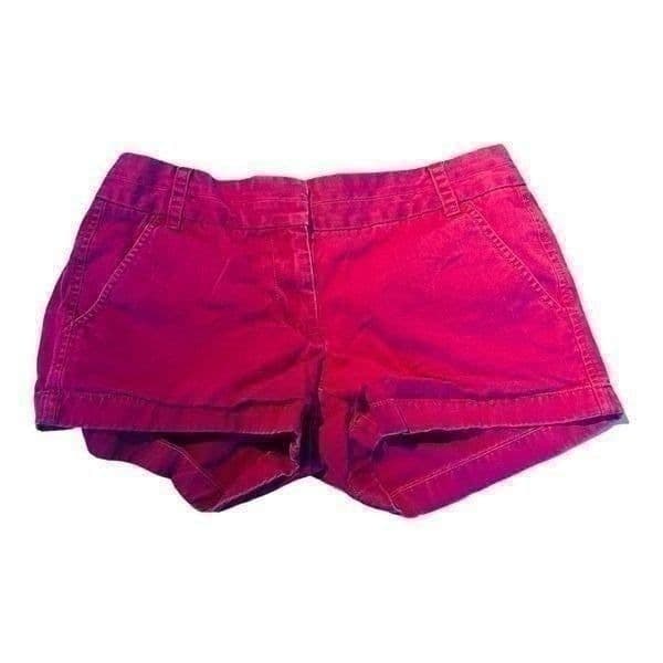 J. Crew Fuchsia Chino Shorts Size 0 - Image 1