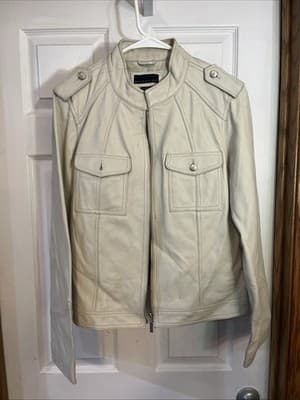 Vintage Lambskin Jacket Moto Style By Attention Women's Size 12 - Image 1