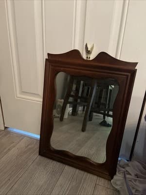 Vintage Eagle Mirror Ma-Leck Woodcrafts WingateNC Colonial Early American Style - Image 1