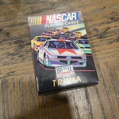 Vintage NASCAR Trivia Bicycle Sports Collection 1997 Winston Cup Playing Cards - Image 1