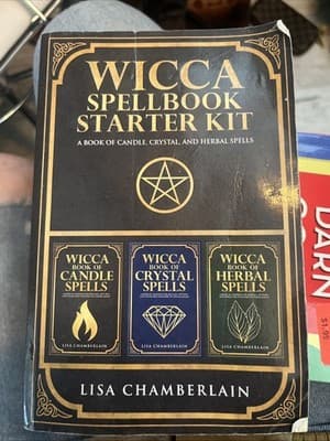 Wicca Spellbook Starter Kit : A Book of Candle, Crystal, and Herbal Spells by... - Image 1