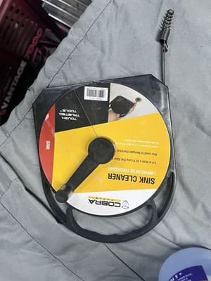 Cobra Tools 25' Power Pistol Grip Drum 1/4" Cable Drain Auger Sink Tub Shower - Image 1